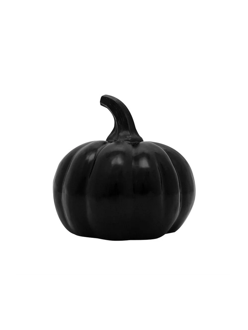 Black Skeleton Hands Decorative Pumpkin - Halloween Table Accent